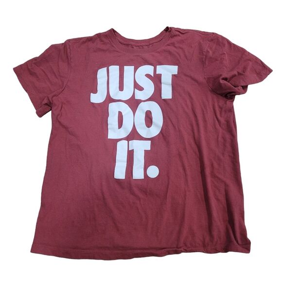 Nike Tops - Nike Women’s Red Size Large Short Sleeve T-Shirt “Just Do It”